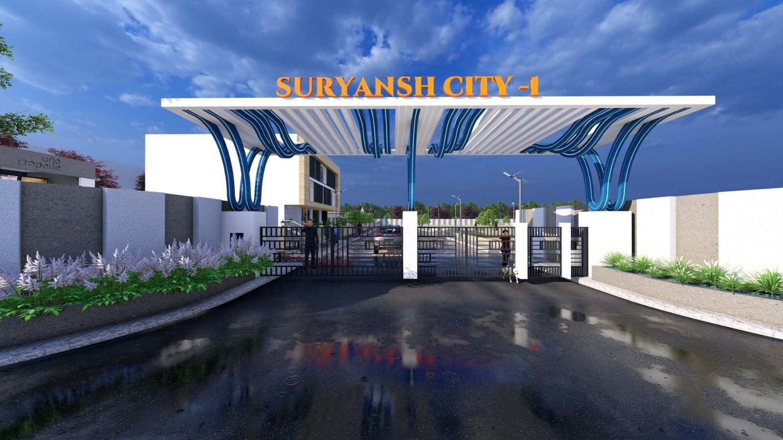 Suryansh City-1 — Concept render — main entrance
